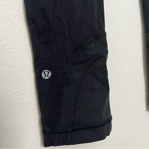 LULULEMON/ black cropped legging - Picture 6 of 7